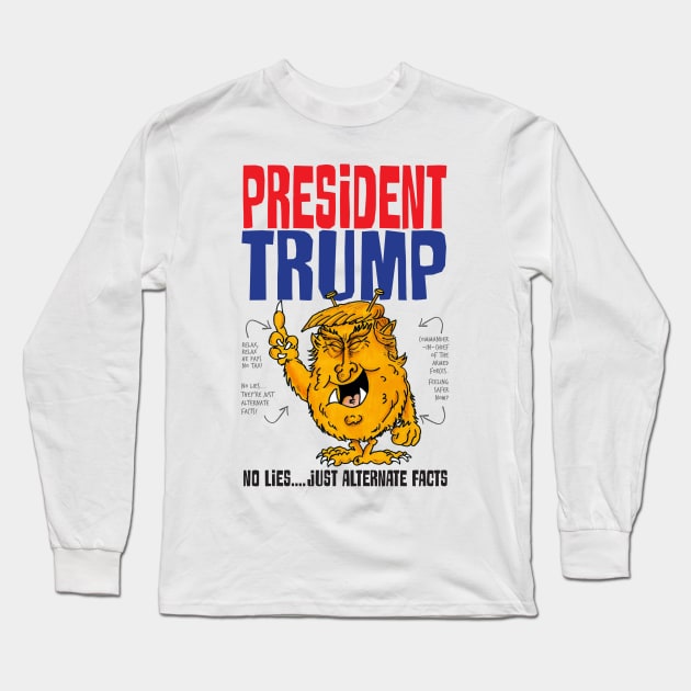 Definitive Trump Long Sleeve T-Shirt by brendanjohnson